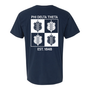 Phi Delt Badges T-Shirt by Comfort Colors