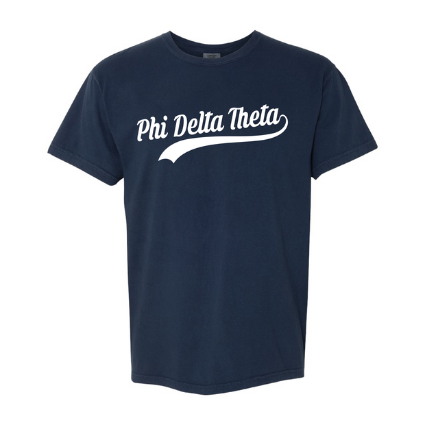 Phi Delt Script T-Shirt by Comfort Colors