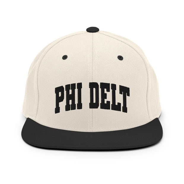 Phi Delt Arch Letters Classic Snapback Hat