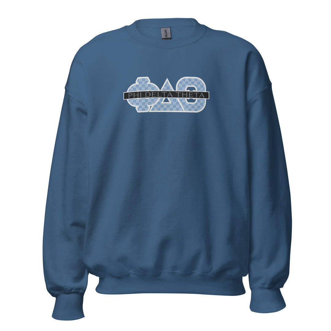 Phi Delt Embroidered Retro Crewneck