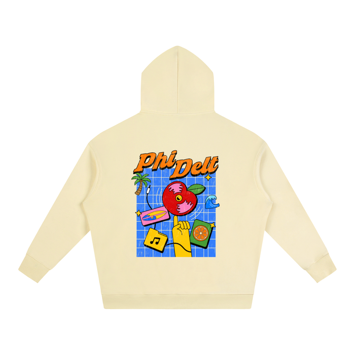 Phi Delt Summer Festival Oversize Fleeced Hoodie