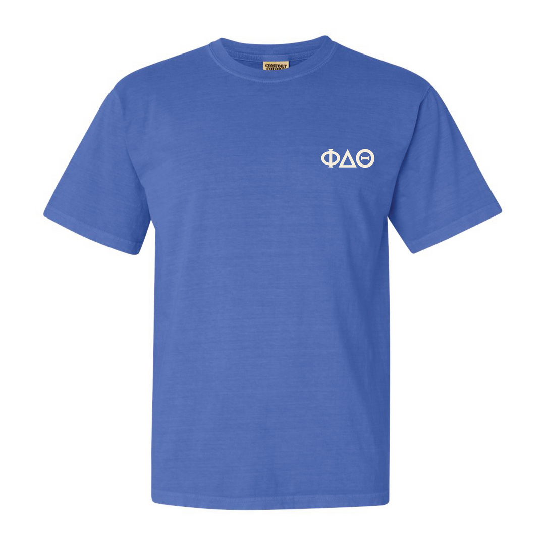 Phi Delt Shield T-Shirt by Comfort Colors