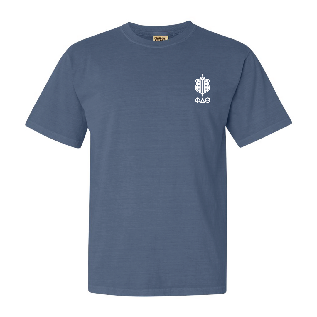 Phi Delt Bold Badge T-Shirt by Comfort Colors