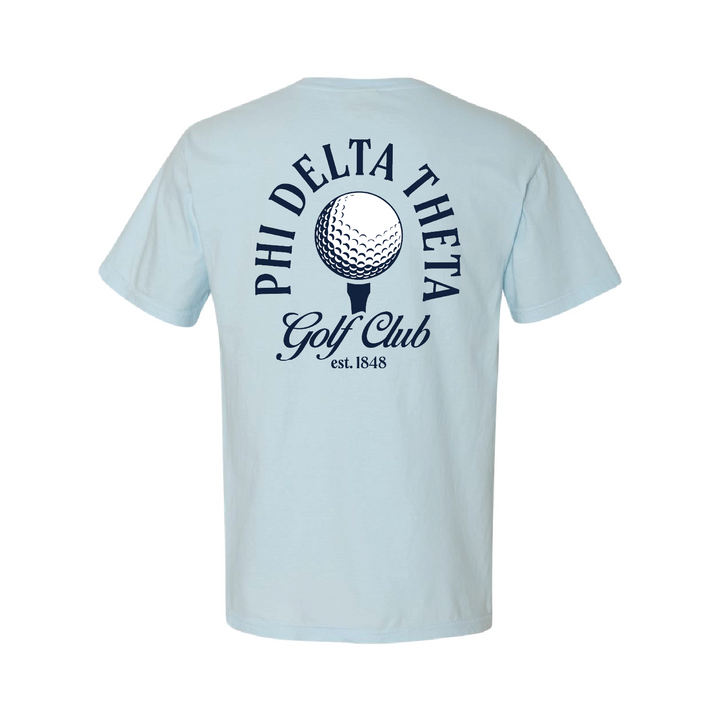 Phi Delt Golf T-Shirt by Comfort Colors