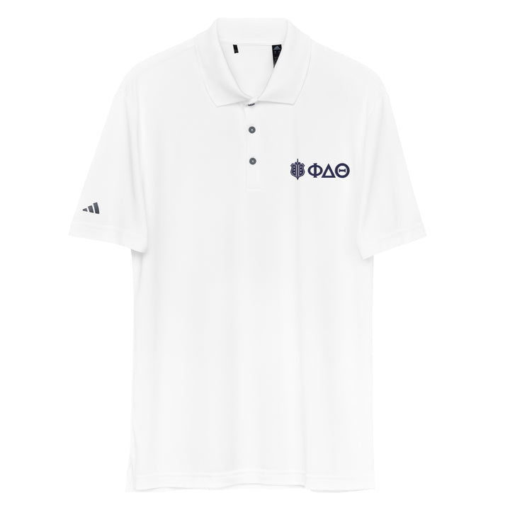 Phi Delt Adidas Badge & Letters Premium Polo