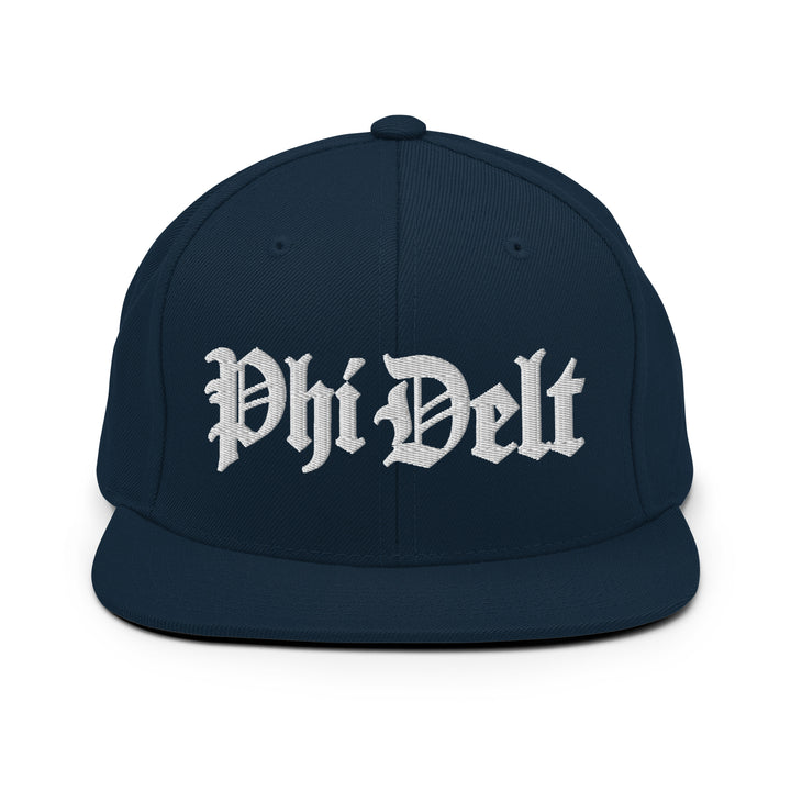 Phi Delt Blackletter Snapback Hat