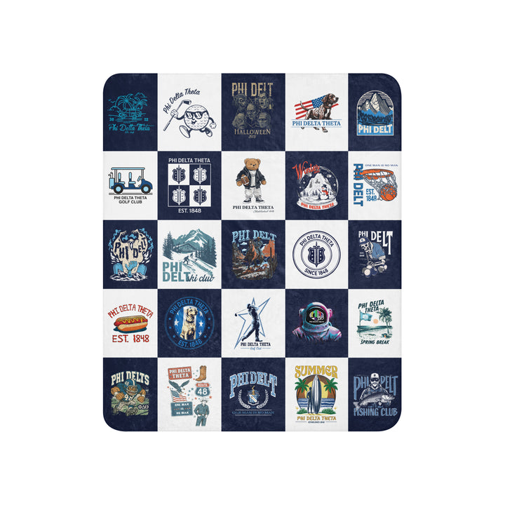 Phi Delt Sherpa Blanket