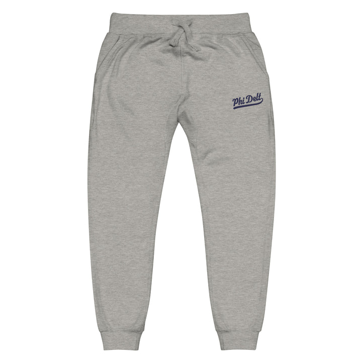 Phi Delt Script Embroidered Fleece Sweatpants