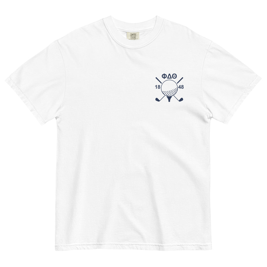 Phi Delt Golf T-Shirt by Comfort Colors (2023)