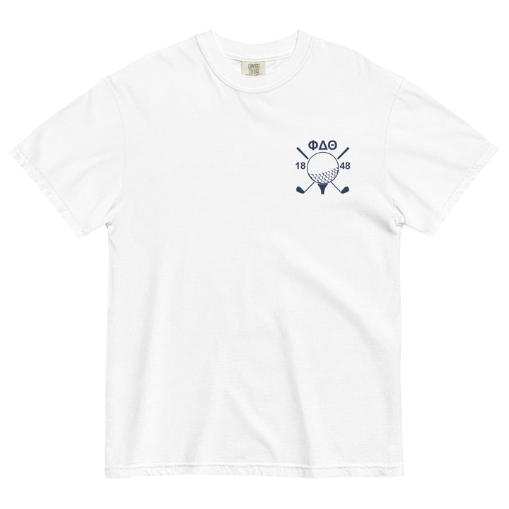 Phi Delt Golf T-Shirt by Comfort Colors (2023)