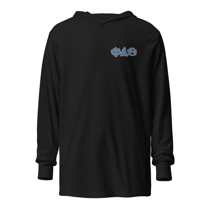 Phi Delt Athletic Department Hooded Long Sleeve T-Shirt