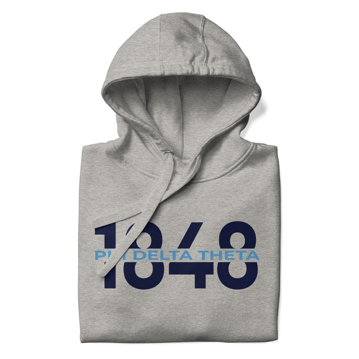 Phi Delt 1848 Hoodie - Heather Gray