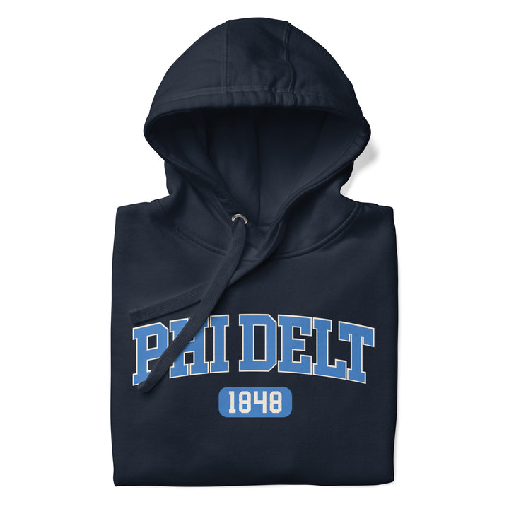 Phi Delt Collegiate Hoodie - Navy